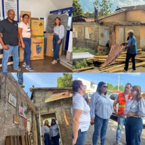 Gobernadora Claritza Rochtte entrega ayudas a familias afectadas en Imbert