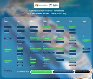 Puerto Plata recibirá 62 cruceros durante el mes de noviembre