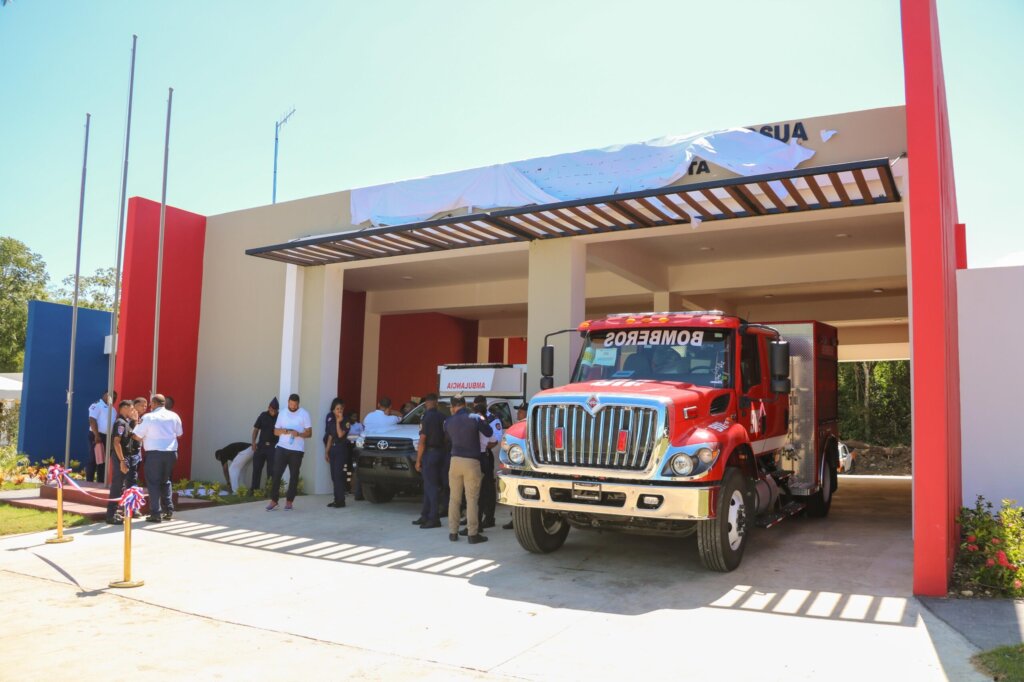 Estación de Bomberos inaugurada en Sosúa fortalecerá atención ante emergencias