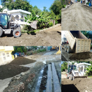 Alcaldía de Puerto Plata realiza reparación de calles en Vista Bella, San Marcos tras recientes lluvias