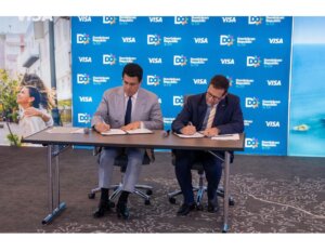 DAVID COLLADO FIRMA ACUERDO CON VISA INTERNACIONAL PARA FORTALCER LA PROMOCIÓN TURISTICA DE RD