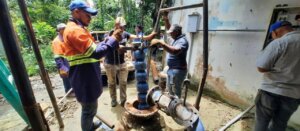 CORAAPPLATA instala nuevo sistema de bombeo en Estación II de Villa Montellano